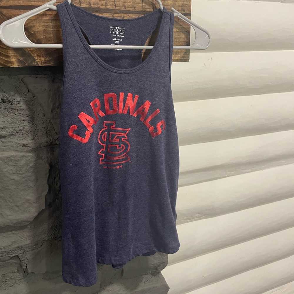 Girls St. Louis Cardinals Baseball Racerback Tank Top